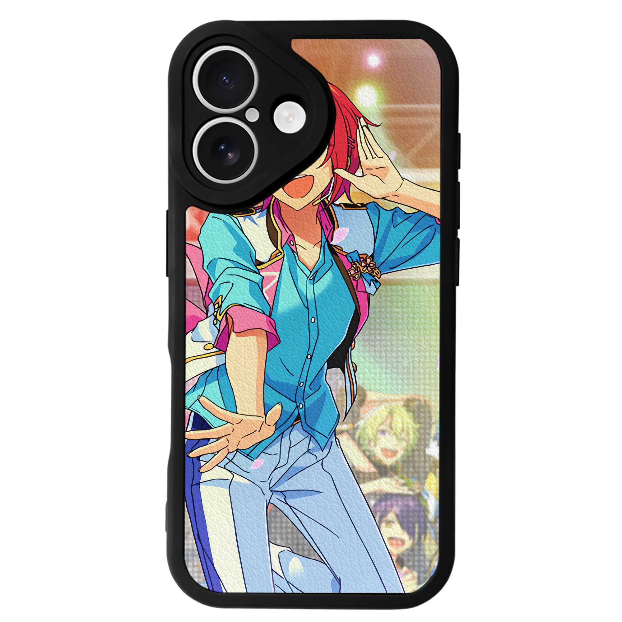 （画像用） あんさんぶるスターズ! Ensemble Stars 【iPhone 16シリーズ対応】シリコンスマホケース（レザー調） 材質：シリコン